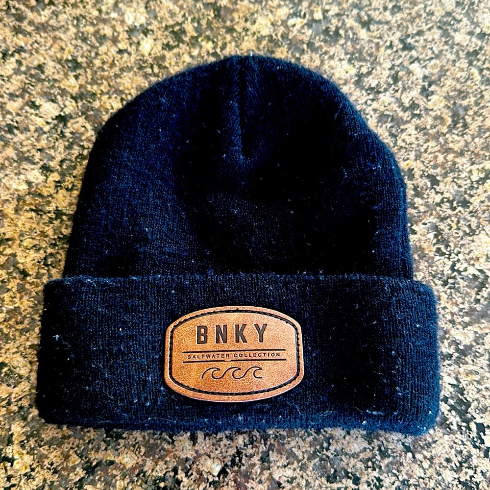 Binky Bro infant black beanie